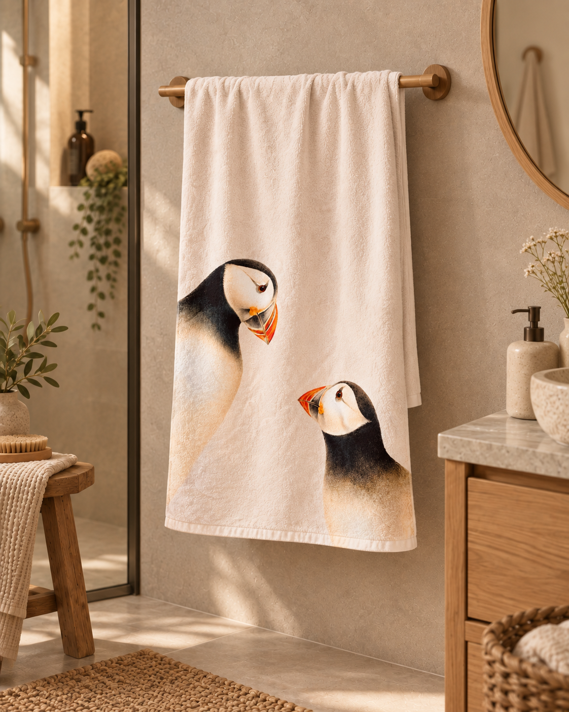 Puffin Towel 70x140 cm