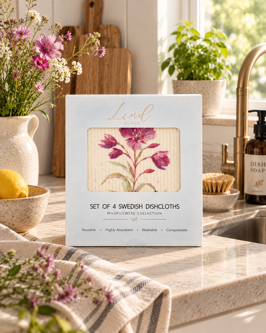 Swedish dishcloths Wildflowers