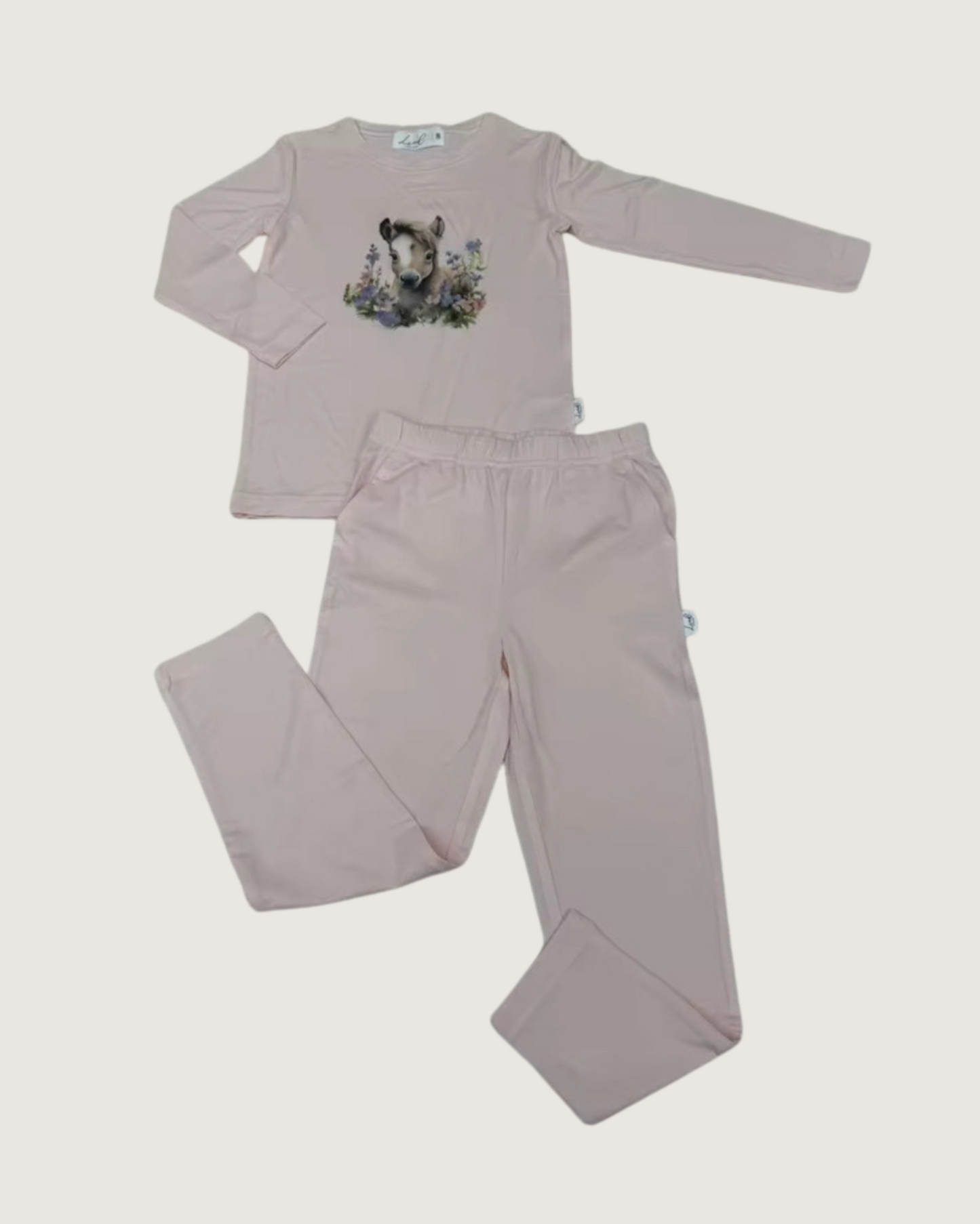 Horse Pajamas Pink